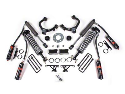 BDS 1.50-Inch FOX 2.5 DSC Coil-Over Suspension Lift Kit with HD Control Arms and FOX 2.5 Performance Elite Shocks (19-25 4WD Silverado 1500 Custom Trail Boss w/ Multi-Leaf Springs)