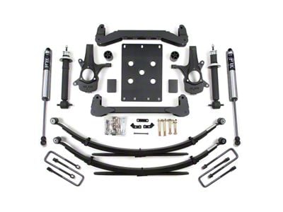 BDS 4-Inch Suspension Lift Kit with Leaf Springs and FOX 2.0 Performance Shocks (07-13 2WD Silverado 1500, Excluding Extended Cab w/ 8-Foot Long Box)