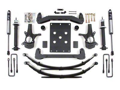 BDS 6-Inch Suspension Lift Kit with Reaf Leaf Springs and FOX 2.0 Performance Shocks (07-13 2WD Silverado 1500)