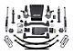 BDS 6-Inch Suspension Lift Kit with Reaf Leaf Springs and NX2 Nitro Shocks (07-13 4WD Silverado 1500 Extended Cab, Crew Cab)