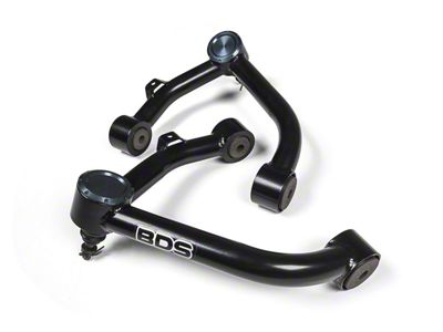 BDS Tubular Front Upper Control Arms for 2 to 6.50-Inch Lift (07-18 Silverado 1500 w/ Stock Aluminum or Stamped Steel Control Arms)