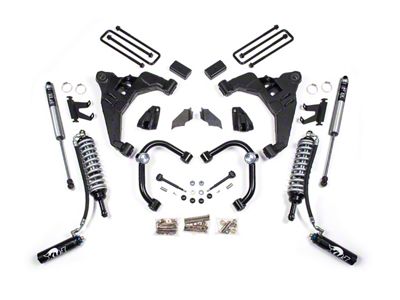 BDS 3-Inch FOX 2.5 DSC Coil-Over Conversion Suspension Lift Kit with HD Control Arms, Rear Lift Blocks and FOX 2.0 Performance Shocks (11-19 4WD 6.6L Duramax Silverado 2500 HD w/ Factory Overload Springs)