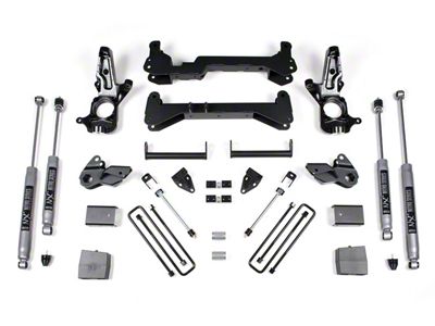 BDS 7-Inch Suspension Lift Kit with NX2 Nitro Shocks (01-10 2WD Silverado 2500 HD w/ Carrier Below Crossmember)