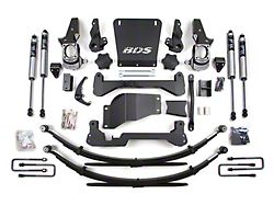 BDS 5-Inch Suspension Lift Kit with Leaf Springs and FOX 2.0 Performance Shocks (07-10 4WD Silverado 3500 HD w/ Standard Knuckles)