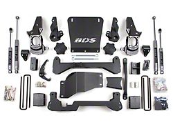 BDS 7-Inch Suspension Lift Kit with 5-Inch Rear Lift Blocks and NX2 Nitro Shocks (07-10 4WD Silverado 3500 HD w/ Standard Knuckles)