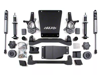 BDS 4-Inch Suspension Lift Kit with 2-Inch Rear Coil Spring Spacers and FOX 2.0 Performance Shocks (07-14 4WD Tahoe)