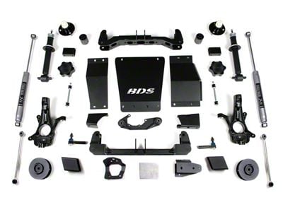 BDS 4-Inch Suspension Lift Kit with Rear Coil Springs with NX2 Nitro Shocks (15-19 4WD Tahoe w/ Stock Cast Steel Control Arms & w/o AutoRide or MagneRide)