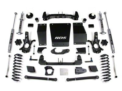 BDS 6-Inch Suspension Lift Kit with Rear Coil Springs and NX2 Nitro Shocks (15-19 4WD Tahoe w/ Stock Cast Steel Control Arms & w/o AutoRide or MagneRide)