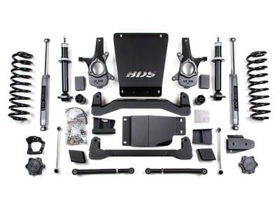 BDS 6-Inch Suspension Lift Kit with Rear Coil Springs and NX2 Nitro Shocks (07-14 4WD Yukon w/o MagneRide)