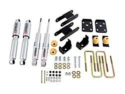 Belltech Lowering Kit with Street Performance Shocks; 0 to 3-Inch Front / 4-Inch Rear (15-17 Canyon w/ 5-Foot Short Box)