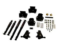 Belltech Lowering Kit with Nitro Drop II Shocks; 2-Inch Front / 4-Inch Rear (87-90 2WD Dakota Regular Cab)