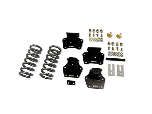 Belltech Lowering Kit without Shocks; 2-Inch Front / 4-Inch Rear (87-96 2WD V8 Dakota Regular Cab)