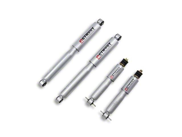 Belltech Street Performance Front and Rear Shocks for 1 to 3-Inch Front / 2 to 4-Inch Rear Drop (97-04 2WD Dakota)