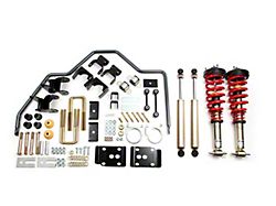 Belltech Performance Handling Lowering Kit Plus; 1 to 3-Inch Front / 4-Inch Rear (09-18 2WD V8 RAM 1500 Regular Cab w/ 6.4-Foot Box)