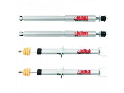 Belltech Trail Performance Front and Rear Shocks for 6 to 8-Inch Lift (19-24 RAM 1500 w/o eTorque, Excluding TRX)