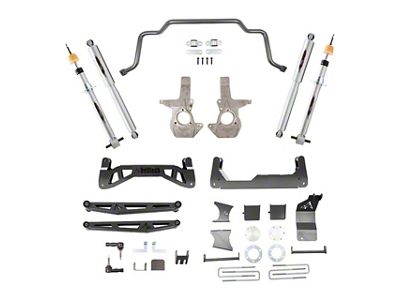 Belltech Suspension Lift Kit; Front and Rear (07-16 4WD Sierra 1500 Extended/Double Cab, Crew Cab)
