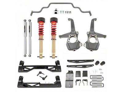 Belltech 6 to 8-Inch Suspension Lift Kit with Sway Bar, Trail Performance Coil-Overs and Shocks (19-25 Silverado 1500 Double Cab, Crew Cab, Excluding Trail Boss)