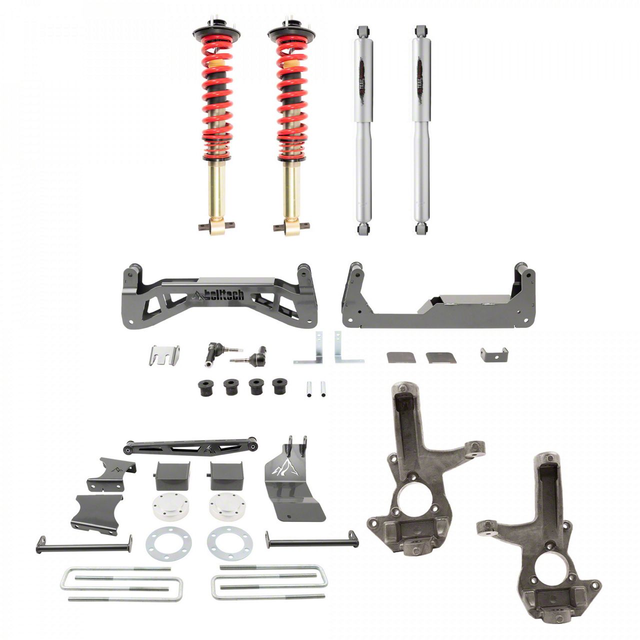 Belltech Silverado To Inch Suspension Lift Kit With Trail