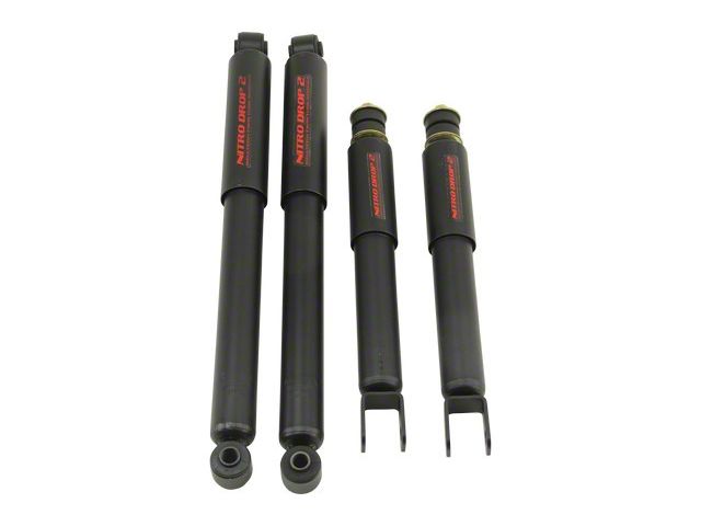 Belltech Nitro Drop II Front and Rear Shocks for 0 to 4-Inch Front / 2 to 4-Inch Rear Drop (99-06 Silverado 1500)