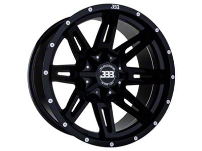 Big Baller Brand LB4 Gloss Black 6-Lug Wheel; 18x9; 18mm Offset (04-08 F-150)