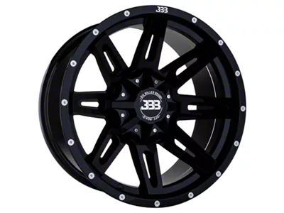 Big Baller Brand LB4 Gloss Black 6-Lug Wheel; 20x10; -25mm Offset (07-13 Sierra 1500)