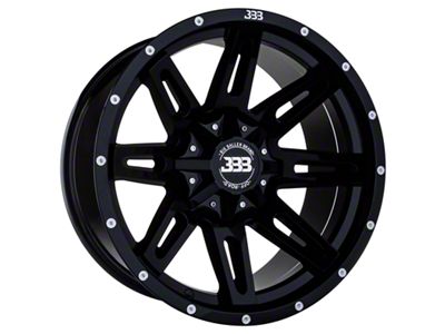 Big Baller Brand LB4 Gloss Black 8-Lug Wheel; 18x10; -25mm Offset (17-22 F-350 Super Duty SRW)