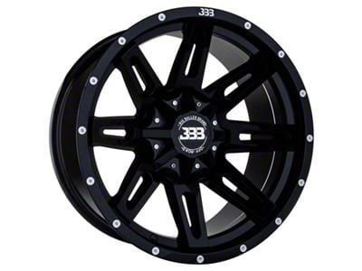 Big Baller Brand LB4 Gloss Black 8-Lug Wheel; 20x10; -25mm Offset (99-07 F-350 Super Duty SRW)