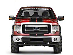 SEC10 Full Length Stripes; Gloss Black; 10-1/4-Inch (09-14 F-150)