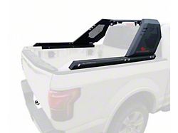 Vigor Roll Bar with LED Cube Lights; Black (09-24 F-150 Styleside)