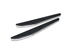 Running Boards; Black Aluminum; 5-Inch Step; 2-Piece (15-20 F-150 SuperCab)