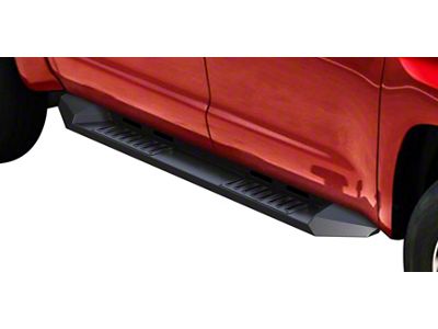 Armour Running Boards; Black (17-24 F-350 Super Duty SuperCrew)