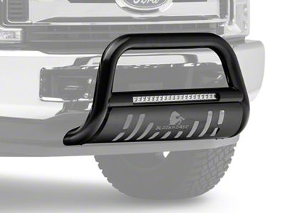 Beacon LED Bull Bar; Black (17-22 F-350 Super Duty)