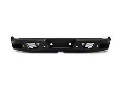 Armour Rear Bumper with LED Lights; Black (17-22 F-350 Super Duty)