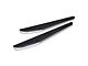 Running Boards; Black Aluminum; 5-Inch Step (11-16 F-350 Super Duty SuperCrew)