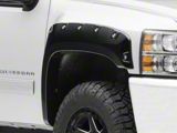 Pocket Style Fender Flares; Matte Black (07-13 Silverado 1500 w/ 5.80-Foot Short Box)