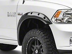 Pocket Style Fender Flares; Matte Black (09-18 RAM 1500, Excluding R/T)