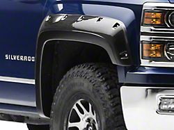 Pocket Style Fender Flares; Matte Black (14-18 Silverado 1500 Crew Cab w/ 5.80-Foot Short Box)