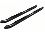 3-Inch Round Side Step Bars; Black (19-25 RAM 1500 Crew Cab)