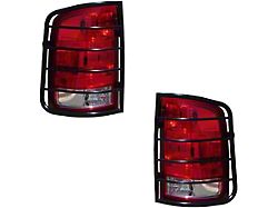 Tail Light Guard; Black; 2-Piece (03-10 RAM 2500)