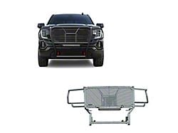 Rugged Grille Guard with 20-Inch Single Row LED Light Bar; Black (19-25 Sierra 1500)