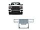 Rugged Grille Guard; Black Steel Modular; Includes 20-Inch LED Light Bar with Wiring Harness, Mounting Brackets and Hardware (15-19 Sierra 2500 HD)