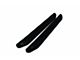 Peerless Running Boards; Black (20-24 Sierra 2500 HD Crew Cab)