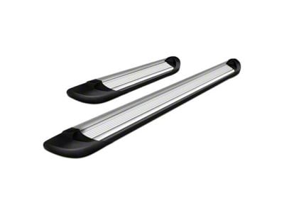 Transporter Running Boards; Silver (20-24 Sierra 2500 HD Crew Cab)