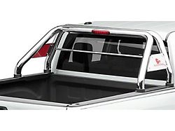 Classic Roll Bar with 50-Inch LED Light Bar; Stainless Steel (07-25 Sierra 3500 HD)