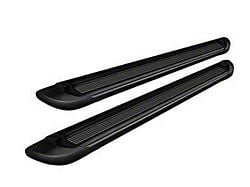 Running Boards; Black Aluminum; Includes Diesel Models with DEF Tanks Rocker Panel Mount; 6-Inch Step Pad (19-25 Silverado 1500 Double Cab)