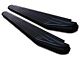 Running Board; Black Aluminum; Rocker Panel Mount; 4-Inch Step (07-19 Silverado 2500 HD Crew Cab)