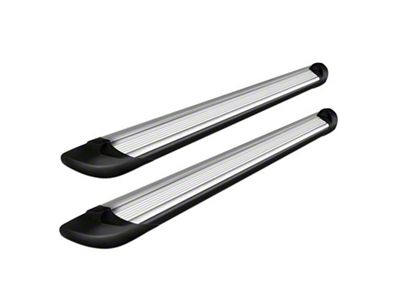 Transporter Running Boards; Silver (20-25 Silverado 2500 HD Double Cab)