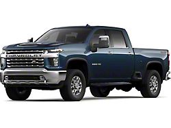 Peerless Running Boards; Black (20-25 Silverado 3500 HD Crew Cab)