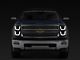 LED Halo Projector Headlights; Black (14-15 Silverado 1500)