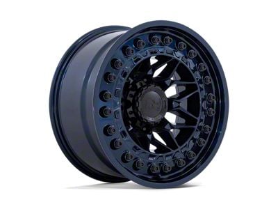 Black Rhino Alpha Midnight Blue 8-Lug Wheel; 18x9; 0mm Offset (01-06 Sierra 2500 HD)